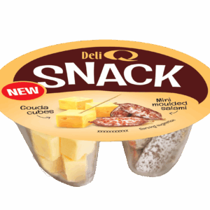 DELI Q SNACK Gouda holenderska z mini Salami Pleśniowym 100g
