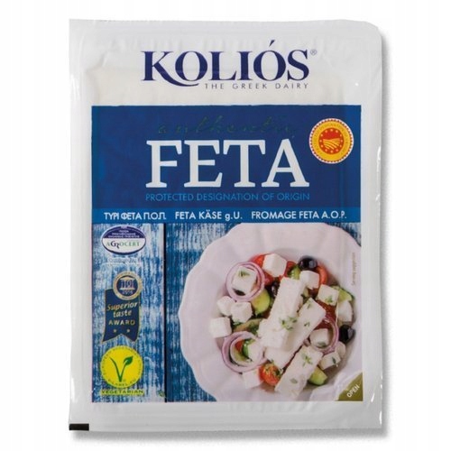 Oryginalna Grecka Feta Kolios- kostka 200g
