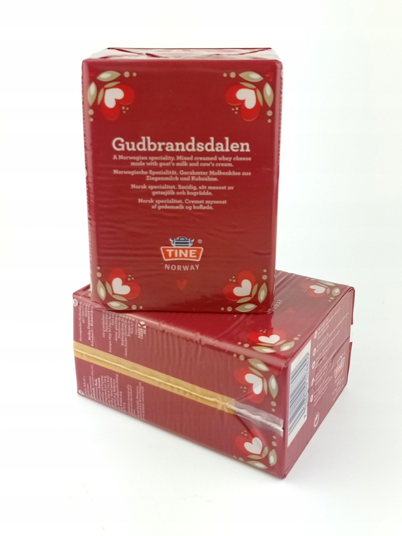 Brunost Gudbrandsdalen oryginalny ser norweski karmelowy oryginalny kostka 1kg