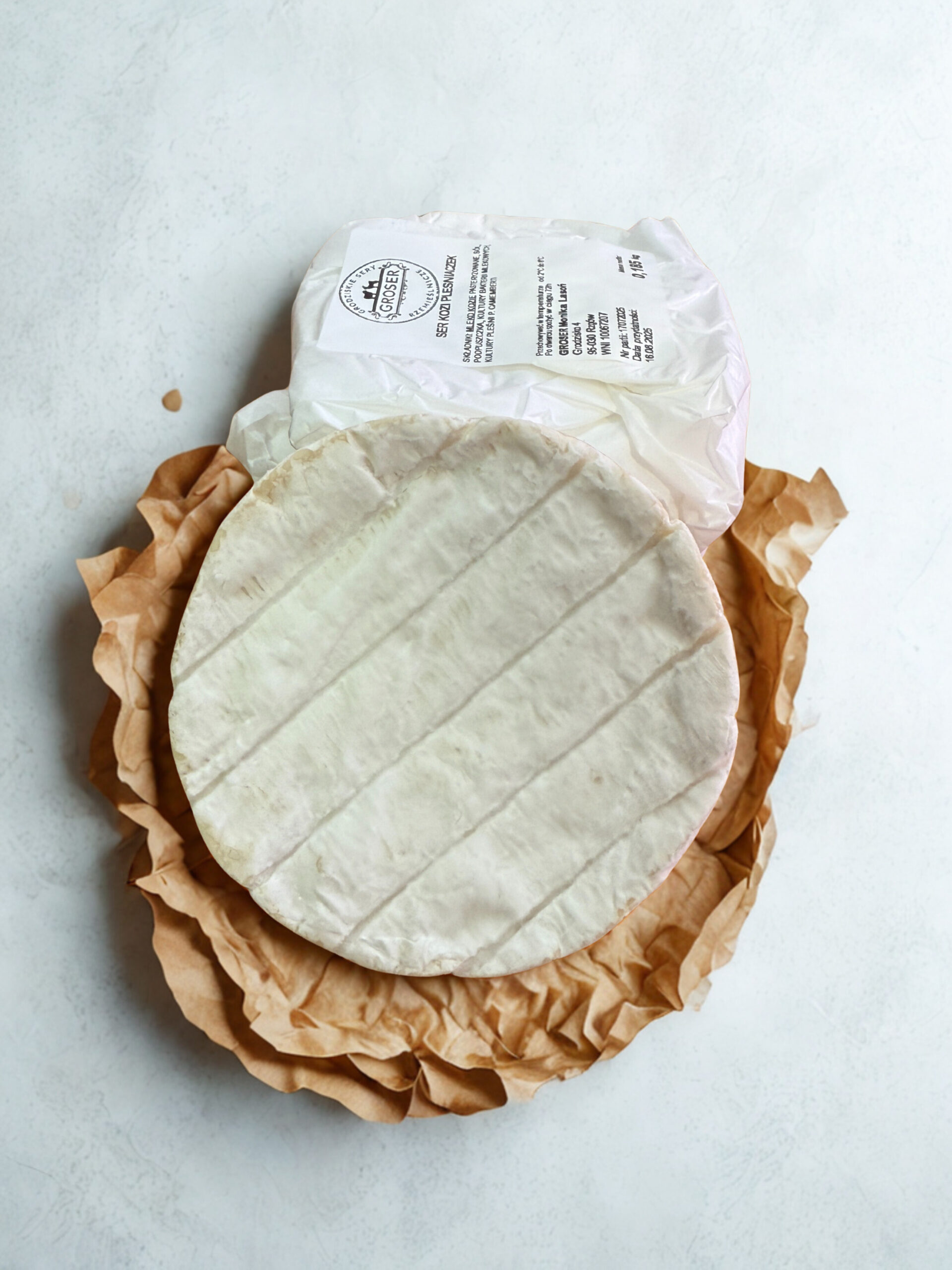 Rzemieślniczy Polski ser kozi pleśniaczek typu camembert 185g
