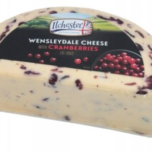 BRYTYJSKI Ser Wensleydale z żurawiną