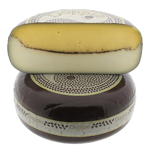 DOPPIO gouda kozio- krowia z dodatkiem kawy