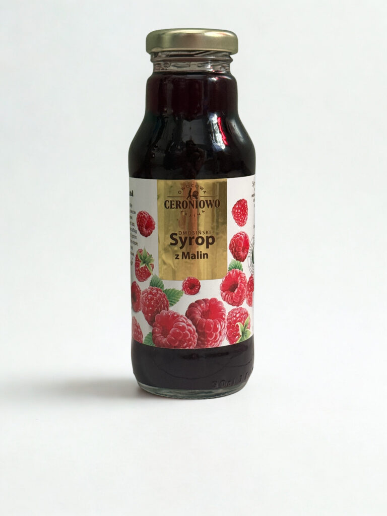 Syrop Malinowy 300ml CERONIOWO, DMOSIŃSKI domowy, tradycyjny
