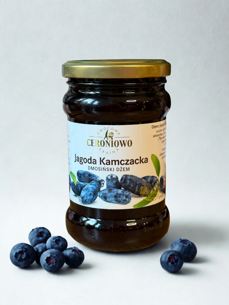 Naturalny Dżem z JAGODY KAMCZACKIEJ 315g DMOSIŃSKI, CERONIOWO, domowy, tradycyjny