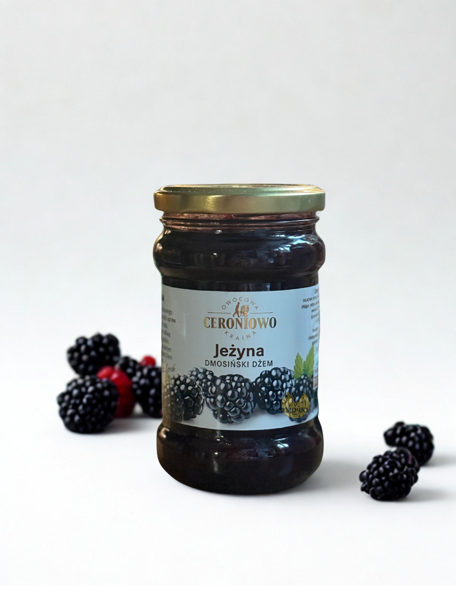 Naturalny Dżem Jeżynowy 315g CERONIOWO, DMOSIŃSKI domowy, tradycyjny