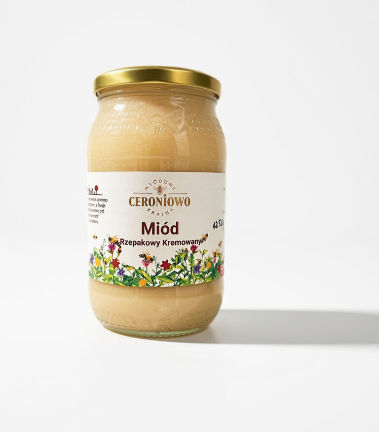 Naturalny Miód Rzepakowy Kremowany 1250g CERONIOWO 2026